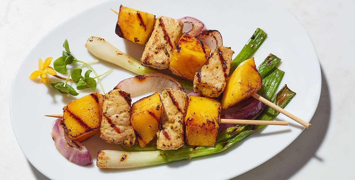 Open Fire Grilled Pork & Mango Churrasco Style