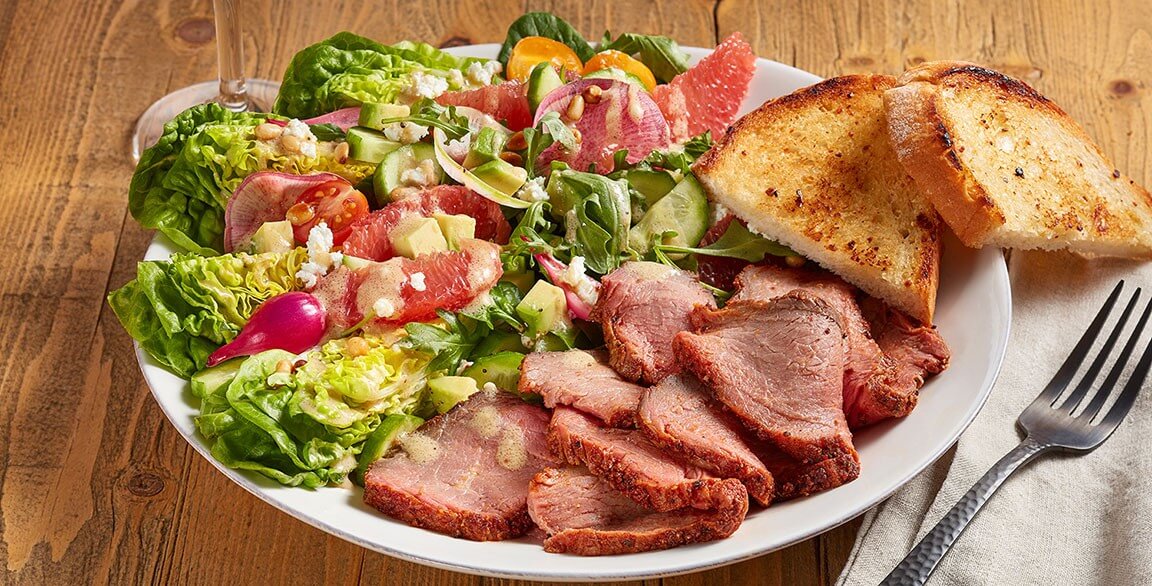 Chimayo Chile Grassfed Australian Beef with New Mexico Farmhouse Salad