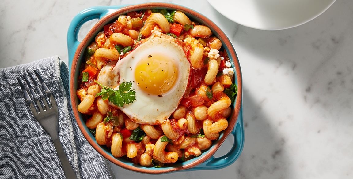 Barilla Cellentani Huevos Diablos with Sambal