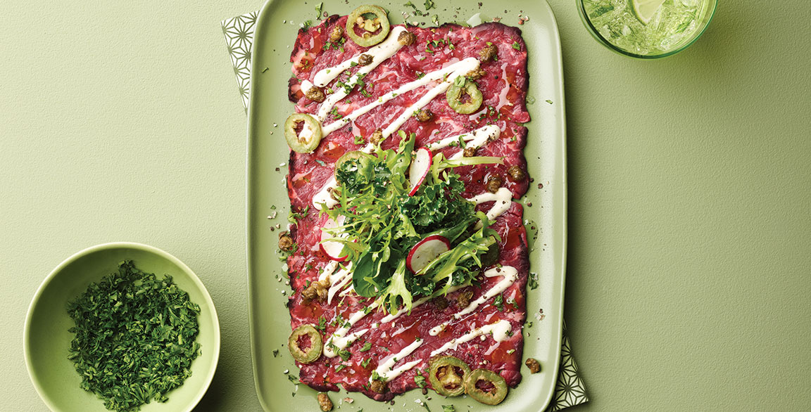 Australian Grass-fed Beef Carpaccio Recipe
