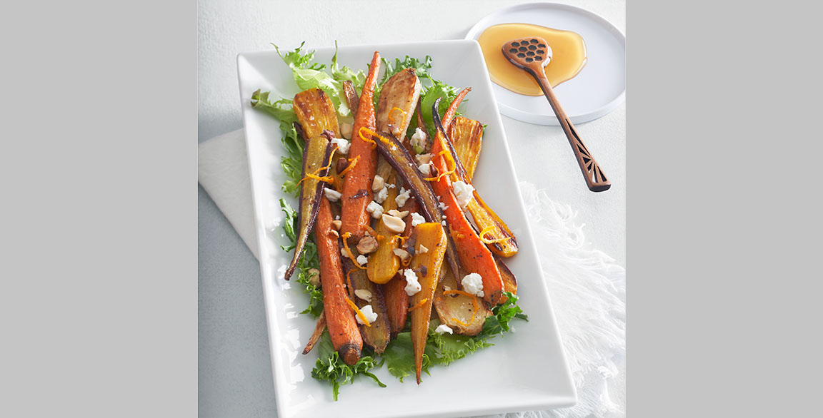Honey Roasted Carrots with Ras el Hanout