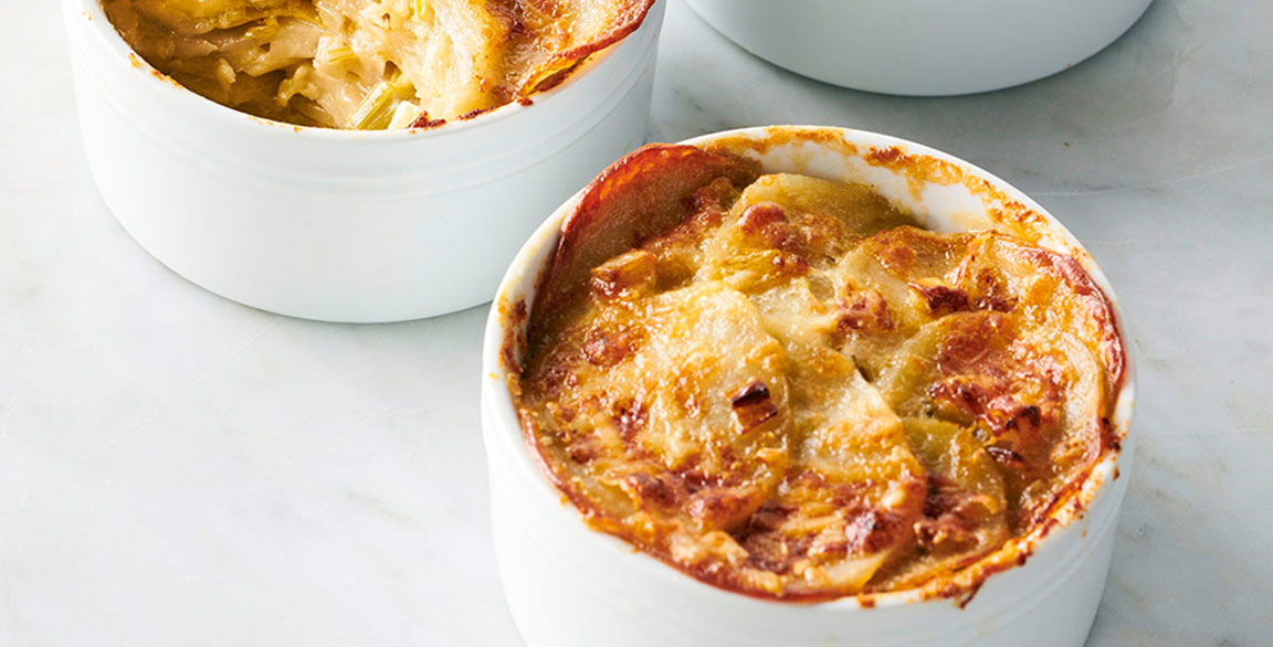Fennel Leek Idaho® Potato Gratin
