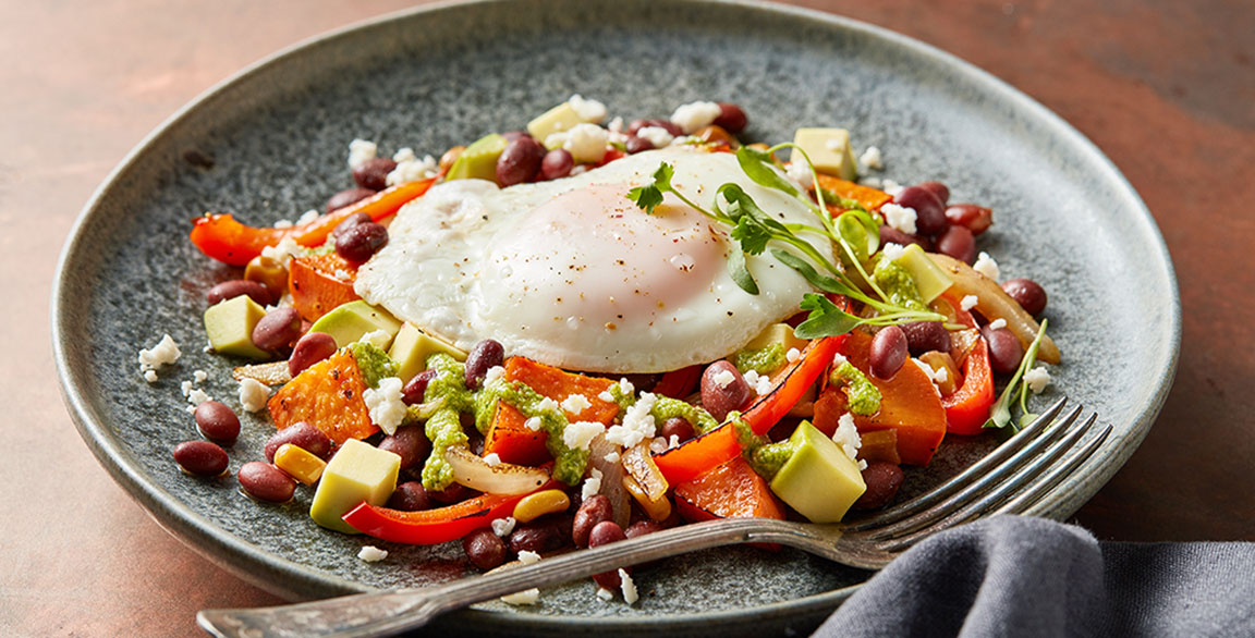 Taco Fiesta Black Bean Breakfast Bowl recipe