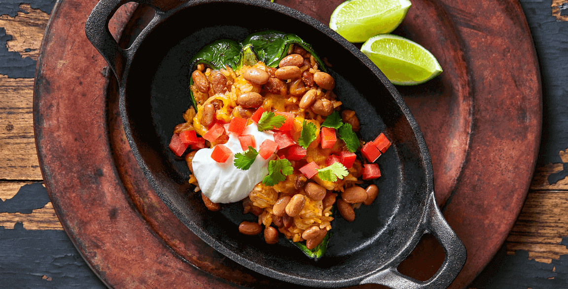 Southwest Stuffed Chicken Poblano Peppers