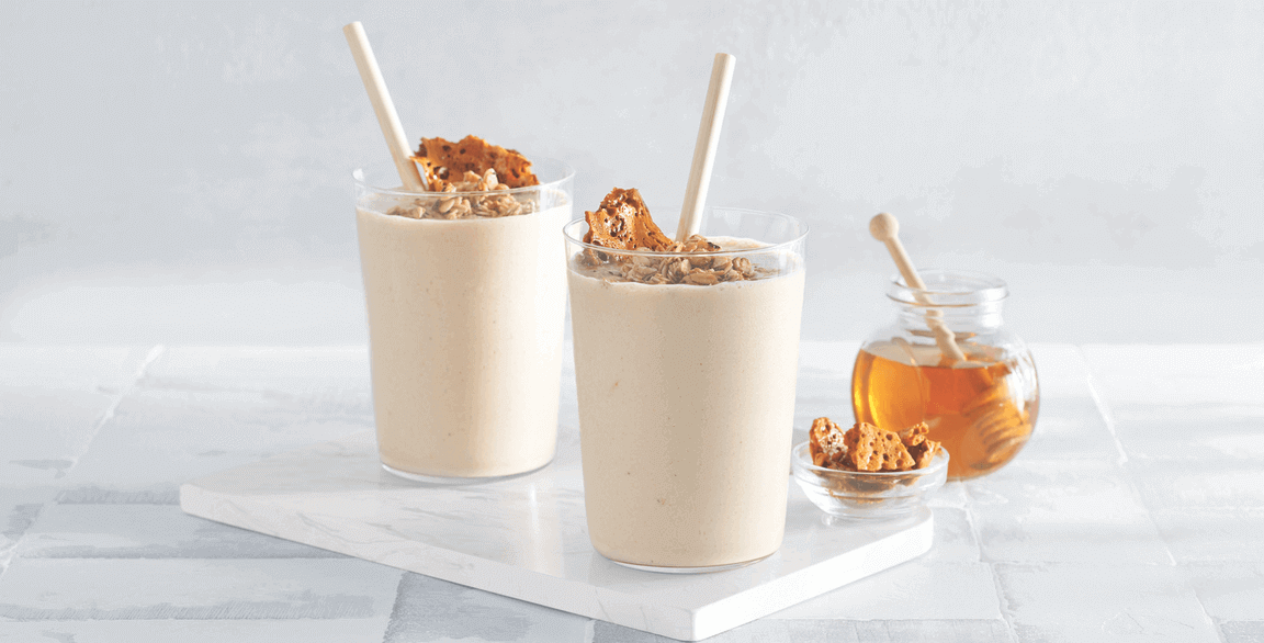 Honey, Peanut Butter & Banana Smoothie