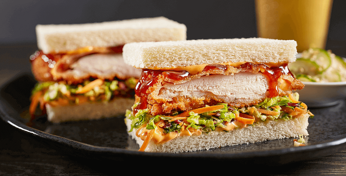 Honey Teriya-Q Katsu Sando