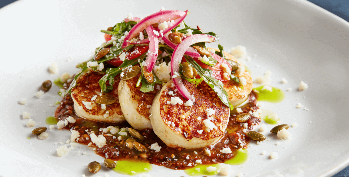 Grilled Panela in Roasted Tomato Sauce