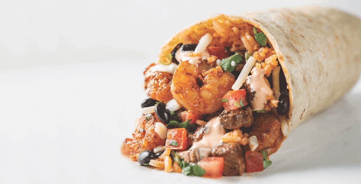 By Land and Sea: Surf & Turf Burrito