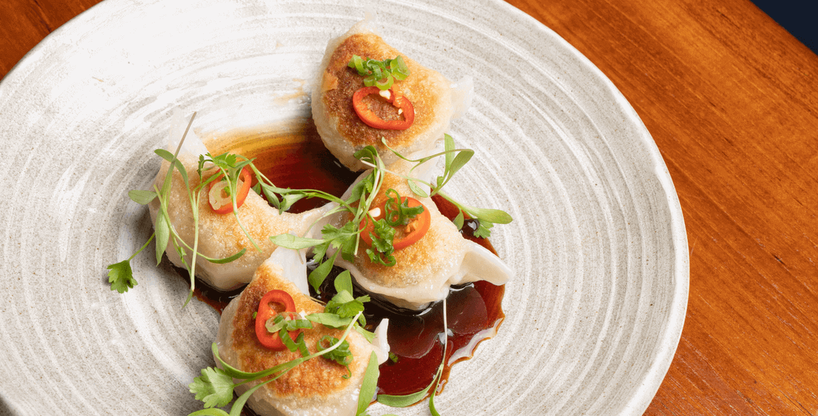 Dumplings To Talk About: Pork & Shrimp Potstickers