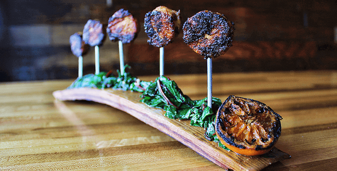 Eye-Popping: Duroc Pork Belly Lollipops
