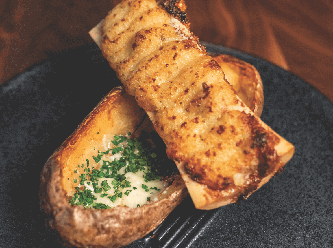 Inside Scoop: Twice-Baked Bone Marrow Potato