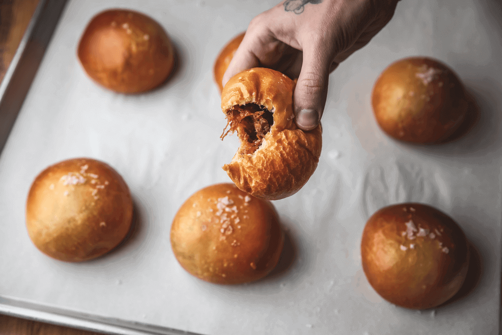 Kolache Collab: Brisket + Cheddar Kolaches