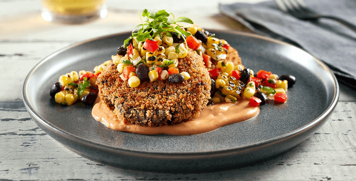 Spicy Black Bean Cakes