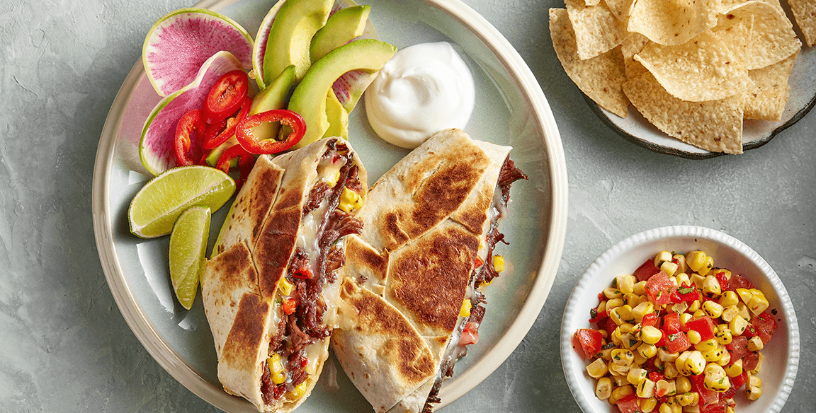 California Cheesy Short Rib Crunch Wrap