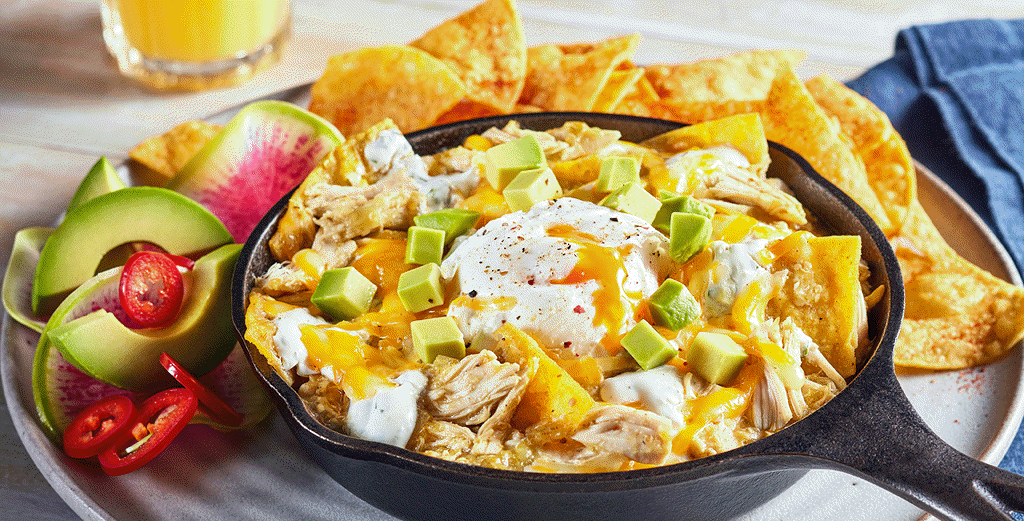 Chilaquiles Verdes con Pollo