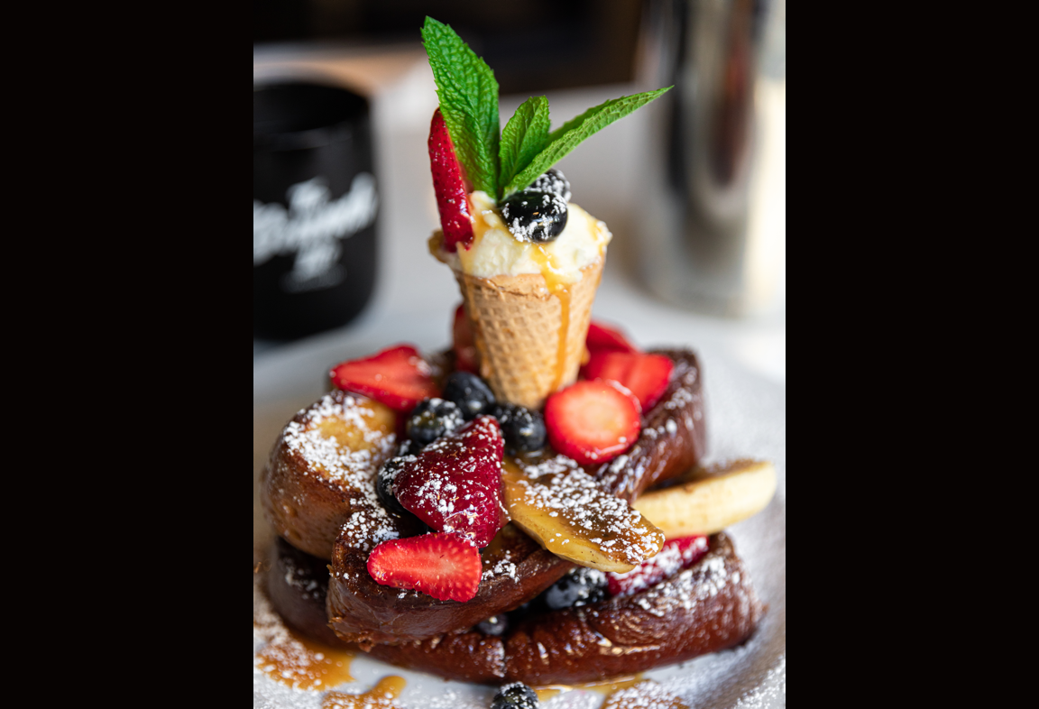 A Brunch With Punch: Banana Split Brioche French Toast