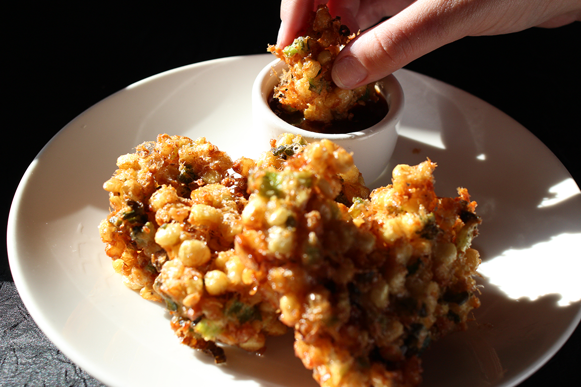 Fritter Away: Famous Indonesian Corn Fritter Bites