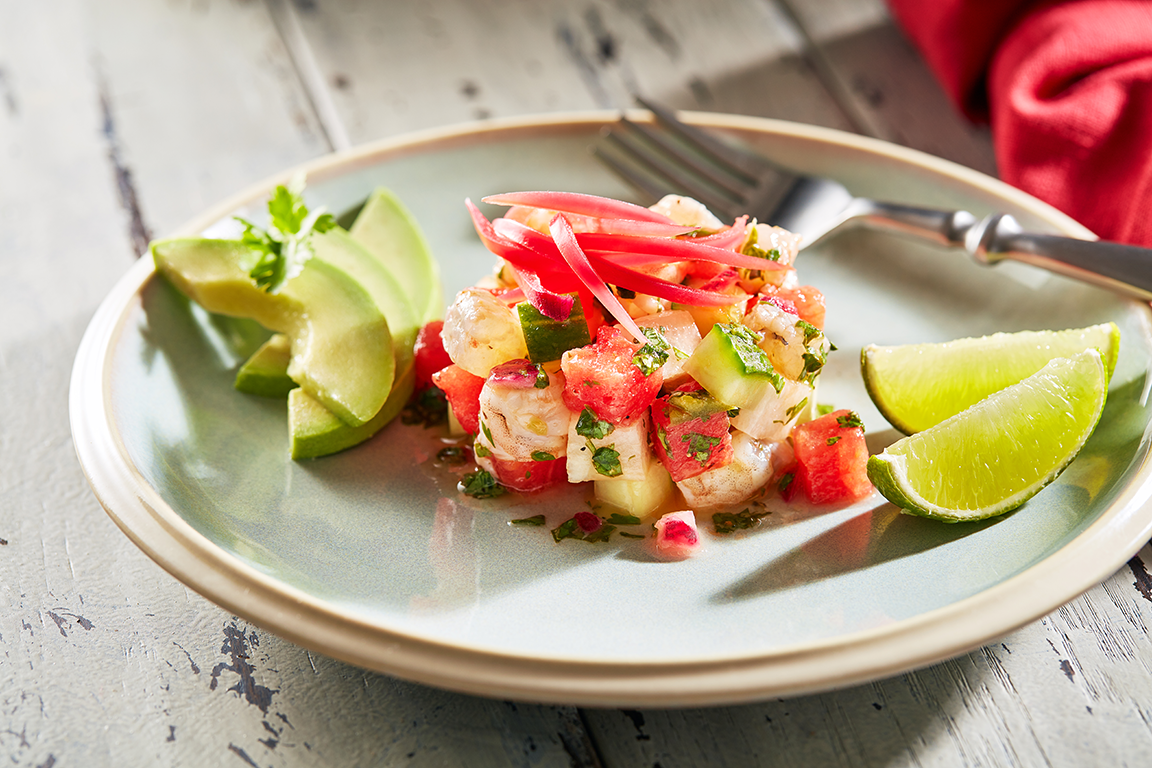 Marinated Watermelon Ceviche