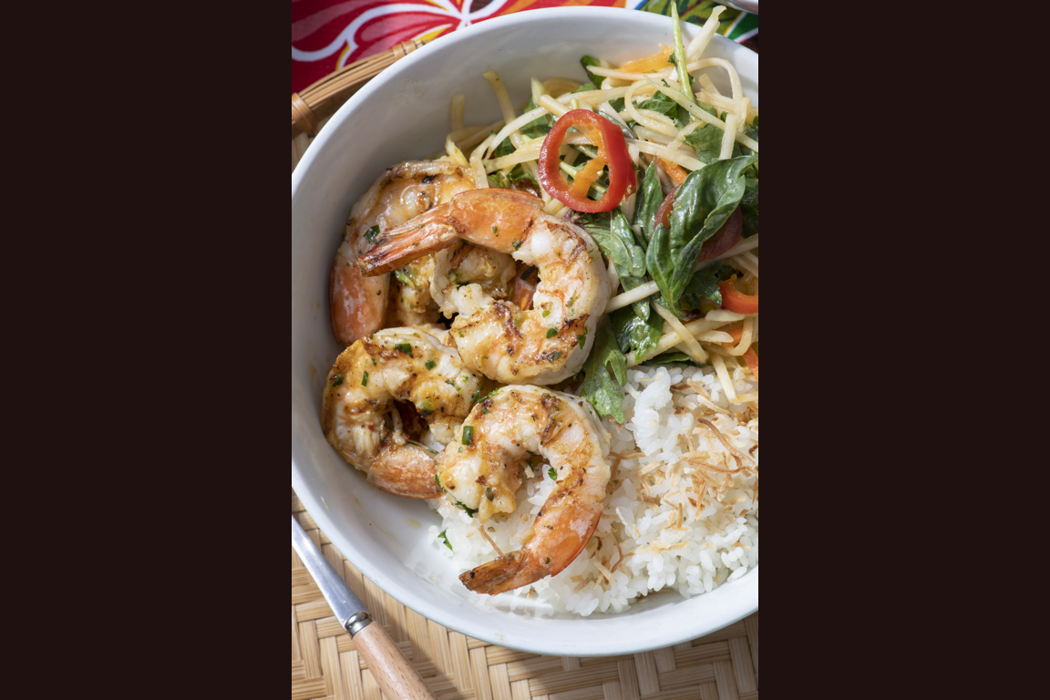 Shrimp-ly Delicious: Thai Shrimp Bowl
