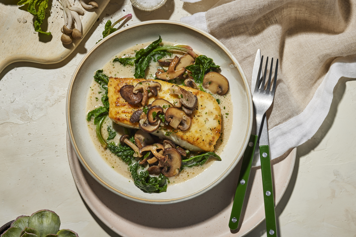 Winning Formula: Halibut Marsala