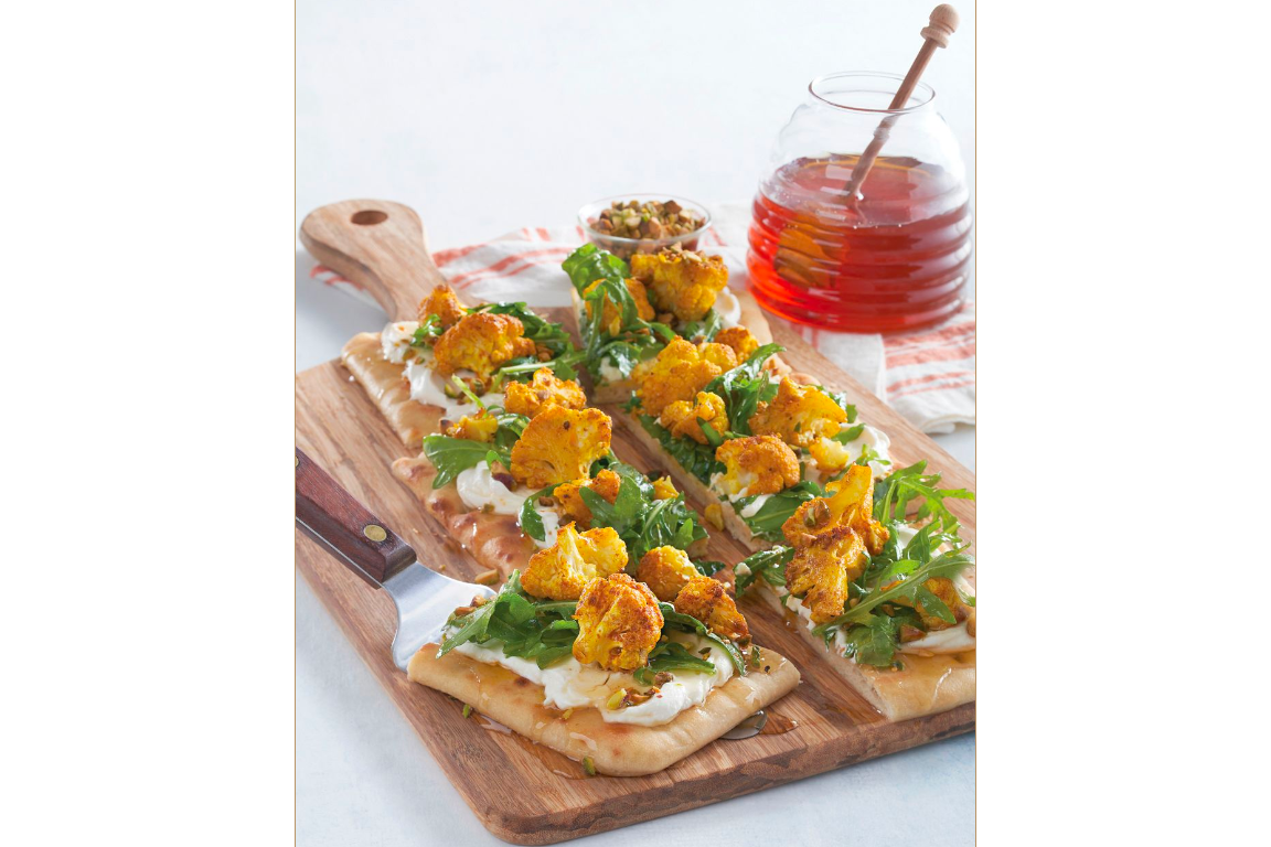 Harissa Honey Naan Flatbread