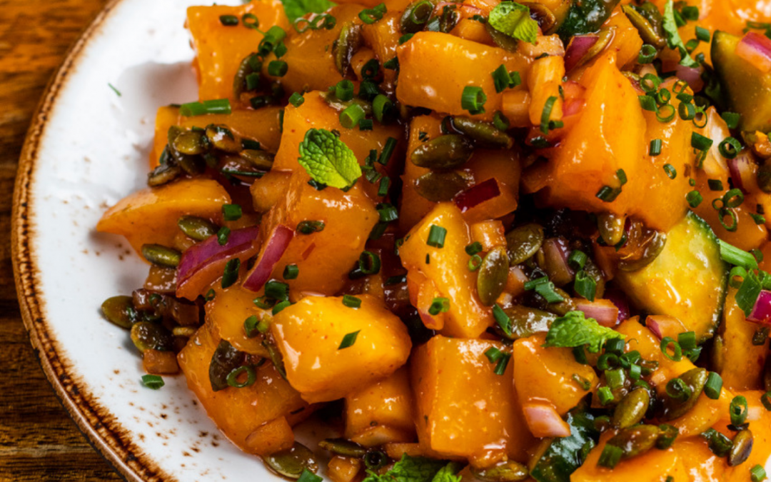 A Spice-Forward, Herbaceous Mango Salad Ghee Indian Kitchen | Kendall, Fla.