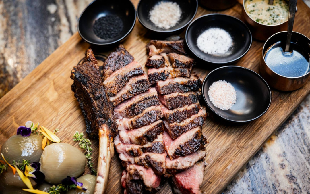 Customizable and Shareable 42oz of Tomahawk Steak Goodnight’s Prime Steak + Spirits | Healdsburg, Calif.