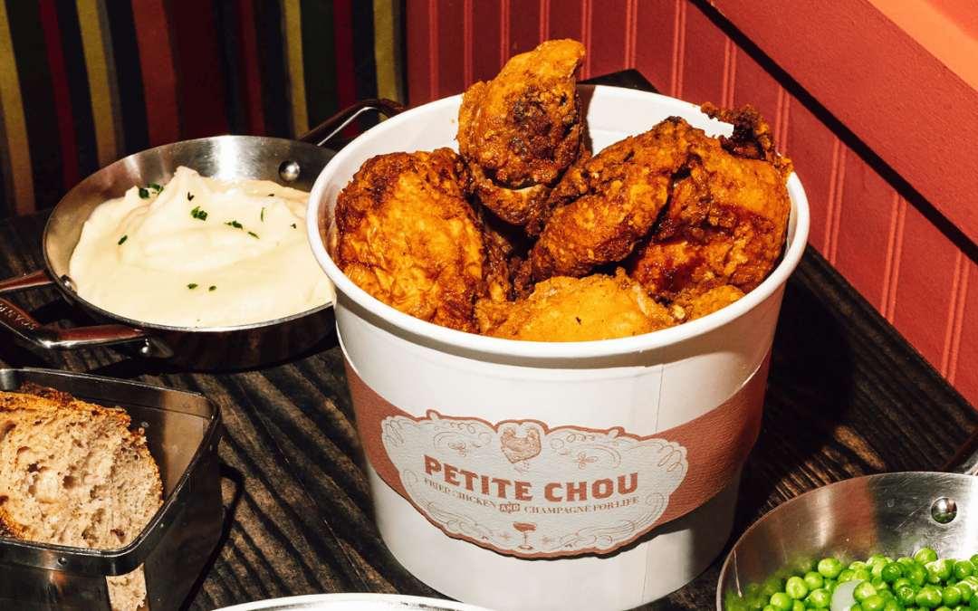 Duck Fat-Fried Chicken Petite Chou Bistro & Champagne Bar | Indianapolis