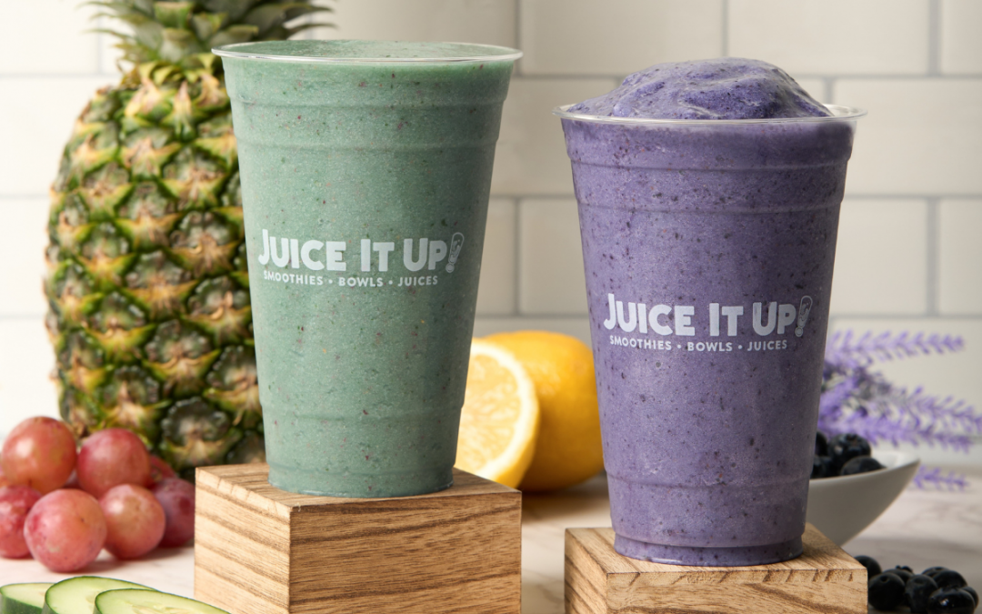 Floral-Forward Smoothie in Bloom Juice It Up! | Based in Irvine, Calif.