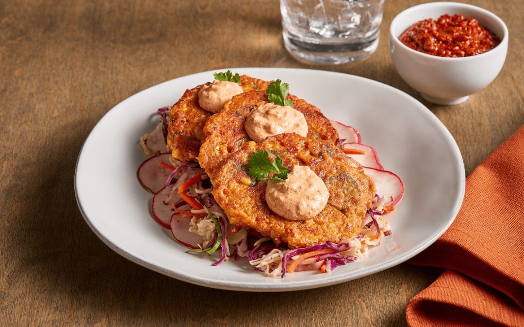 5: Seared Corn Cakes with Mexican Ancho-Lime Crema Darryl Mickler, Senior VP of Food & Beverage Golden Corral Corporation