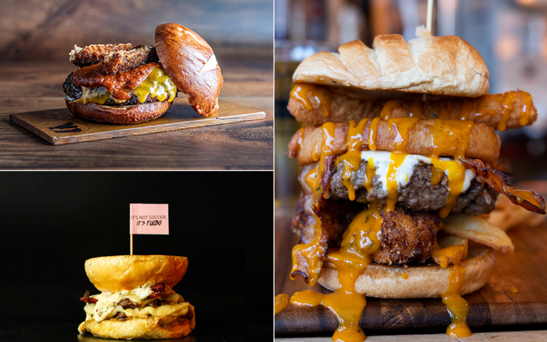 Over-the-Top, Fully Loaded Burgers Exploring the appeal of layers upon layers of decadent filling