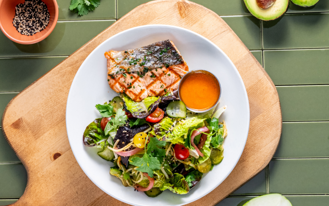 Salmon Makes a Splash on the Salad Menu Tender Greens | Based in Los Angeles