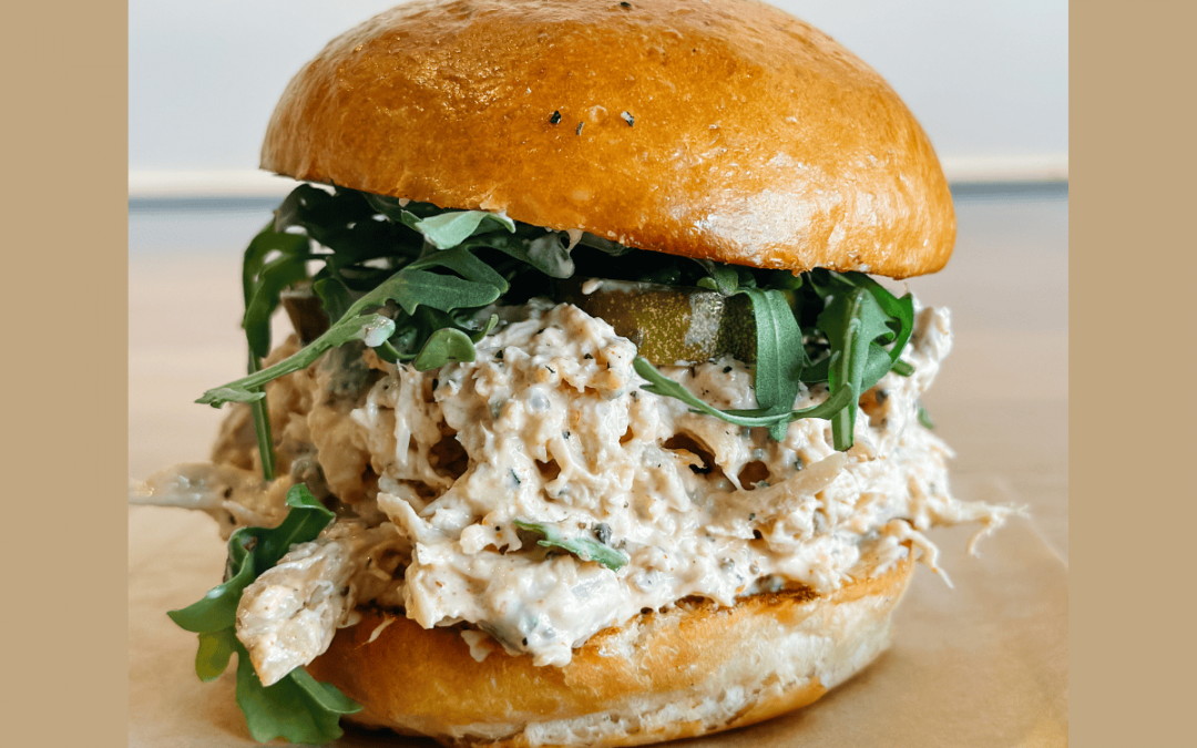 The “Poultrygeist” Chicken Salad Sandwich Kinship Butcher & Sundry | Atlanta