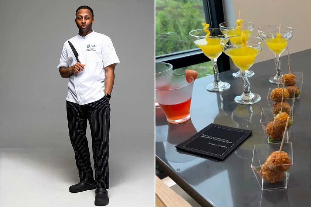 Hughes relishes the opportunity to sneak healthy ingredients into familiar, craveable dishes and is also excited by the zero-proof movement.