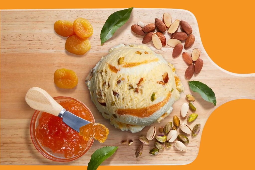 Baskin-Robbins incorporates key elements of a savory-sweet cheese board into its Brie My Guest LTO, featuring brie- and burrata-flavored ice creams.