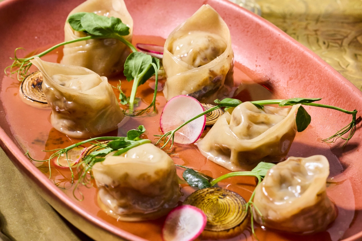 Afghan Dumplings With Far East Flair