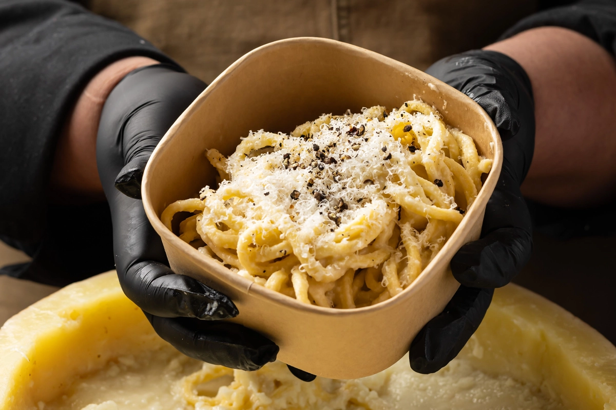 Cheese Wheel Pasta Goes Counter Service