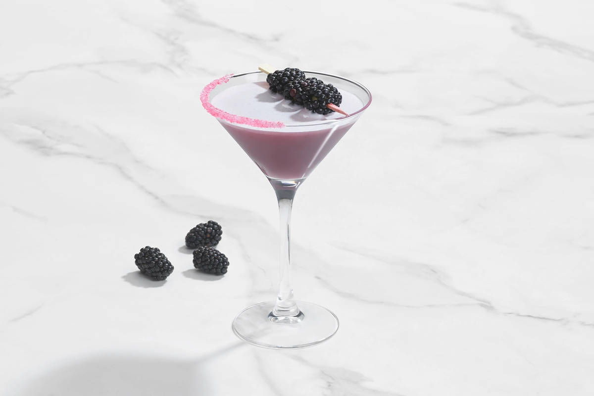 Purple and Perfect for a Late-Night Sip