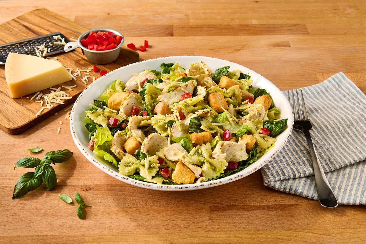 The Caesar Salad With Pesto Power