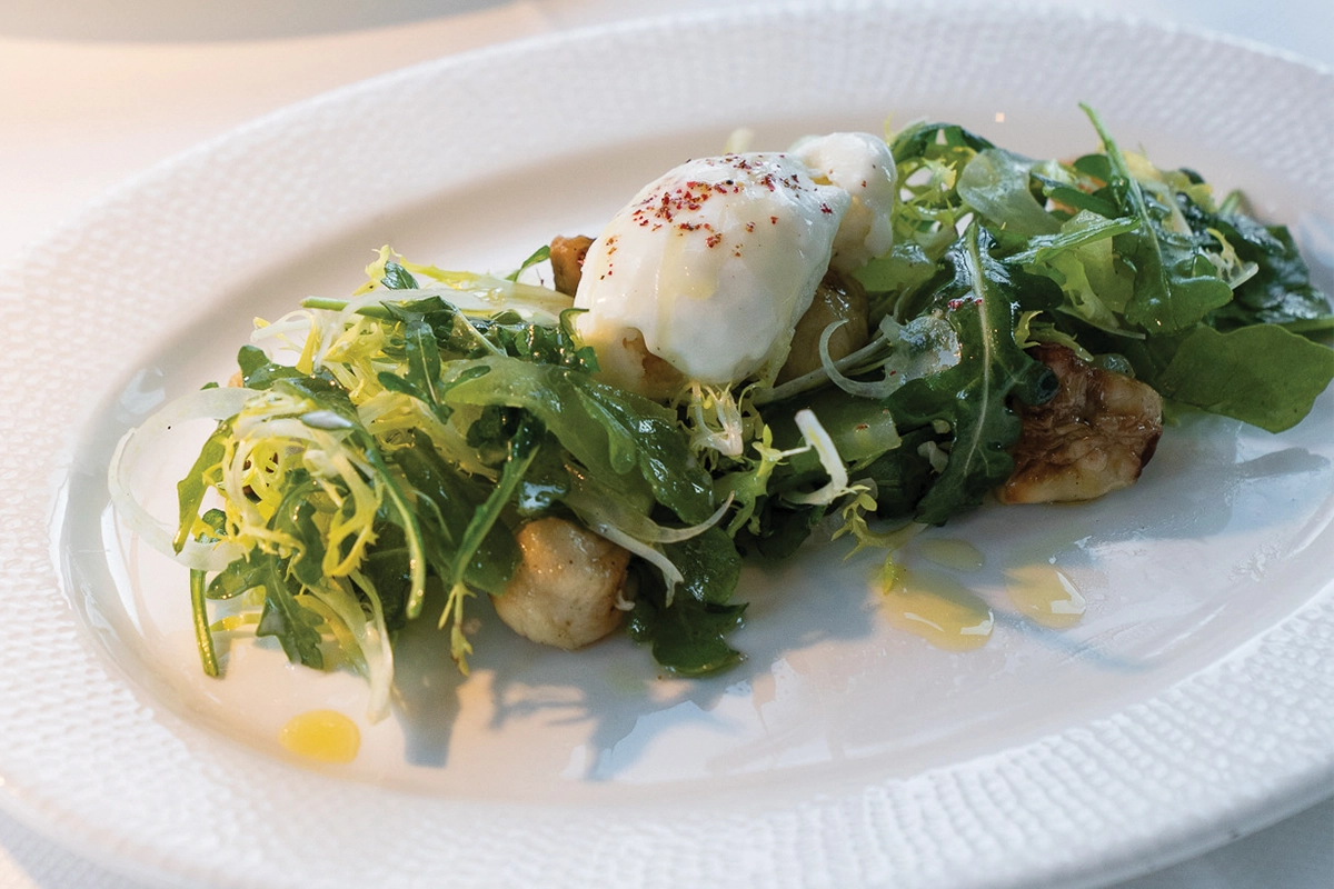 Cheese Sorbet Transforms a Winter Salad