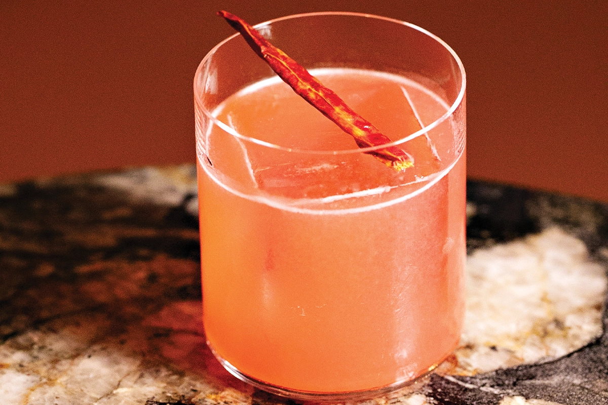 Smoky-Sweet Marg With Mezcal and Gochujang