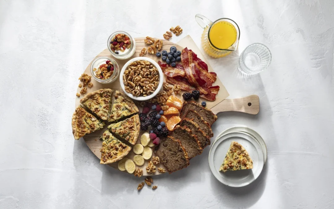 Snack Boards Evolved Walnuts at every layer