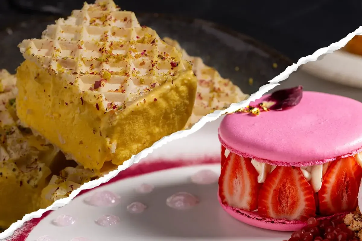 Floral Face-Off – Rose Macaron v. Ice Cream Sandwich